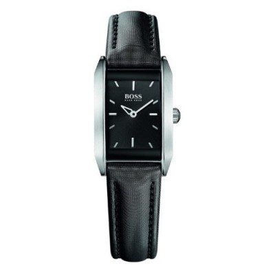 Hugo Boss - 1502233 - Montre Femme - Quartz Analogique - Bracelet cuir Noir