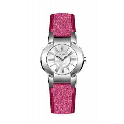 Hugo Boss - 1502160 - Montre Femme - Quartz - Analogique - Bracelet Cuir Rose