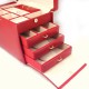 Coffret à Bijoux "Soho" Rouge