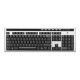 Logitech UltraX Premium Keyboard - Clavier - USB - noir, argenté(e) - français - OEM