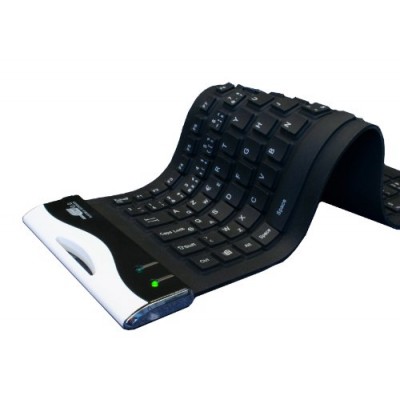 Urban Factory - Clavier Flexible Antibacterial Silicone - USB 2.0