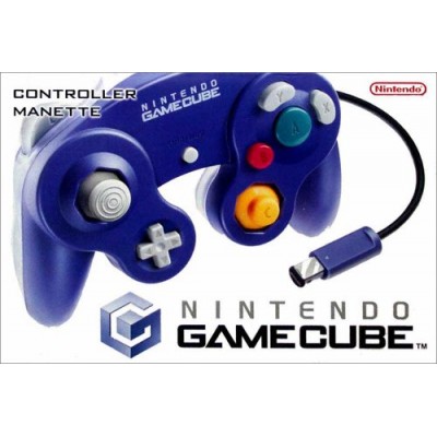 Manette Nintendo GameCube - Coloris Violet/Transparent
