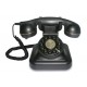 SwissVoice - Vintage 20 - Téléphone analogique filaire - Design Rétro - Touche bis - Noir