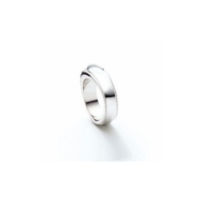 Bague de Mariage/Alliance Homme 4mm Or Blanc 375/1000 4,4 Grammes
