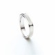 Bague de Mariage/Alliance Homme 3mm Or Blanc 375/1000 2,8 Grammes