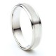 Bague de Mariage/Alliance Femme 6mm Or Blanc 375/1000 5,4 Grammes